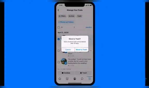 Facebook lanza función para eliminar publicaciones antiguas que no quieres que nadie vea [FOTOS]