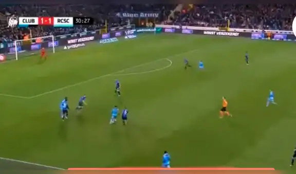 Cristian Benavente, a puro físico y talento, superó a tres rivales y dio pase gol [VIDEO]
