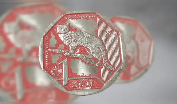 ¿Cuál es la historia detrás de las monedas pintadas de rojo? El BCR responde