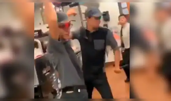 Trabajadores paralizan sus labores y bailan “con altura” de Rosalía [VIDEO]