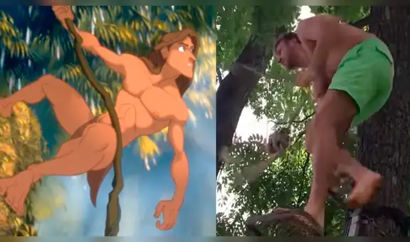 YouTube: intenta lanzarse como Tarzán y protagoniza una bochornosa escena [VIDEO] 