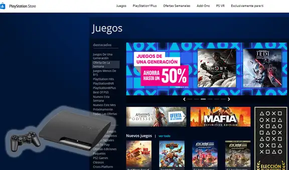 PS5: Sony dejará de vender juegos de PS3, PSP y PS Vita en PlayStation Store web