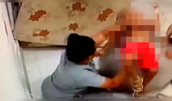 Enfermera es captada maltratando a niño de 4 años con trastorno cerebral [VIDEO]