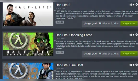Half-Life es gratis: regalan todos los juegos de la saga en Steam para la cuarentena