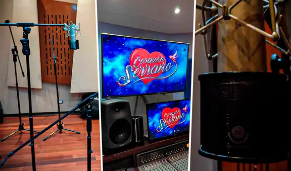 Corazón Serrano: ¿cómo es por dentro el estudio de Lima donde se grabó “Vida ya no es vida”?