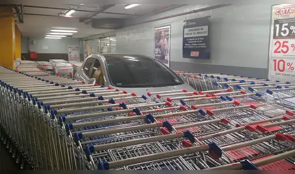 Conductor recibe épica lección de empleados de supermercado por estacionar en zona prohibida [FOTOS]