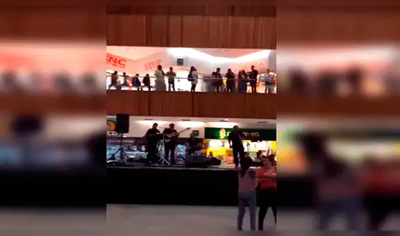 Facebook viral: Centro comercial se inunda y músicos aprovechan en tocar canción de 'Titanic' [VIDEO]