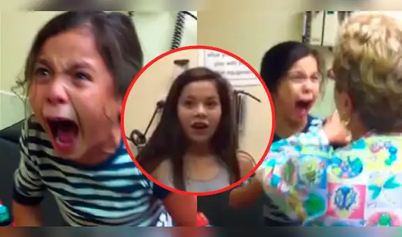 Facebook: ¿Recuerdas a la niña que lloró por una inyección? Ahora luce así [VIDEO]