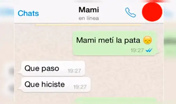 WhatsApp: Le dice a su mamá que se convertirá en abuela y así reaccionó