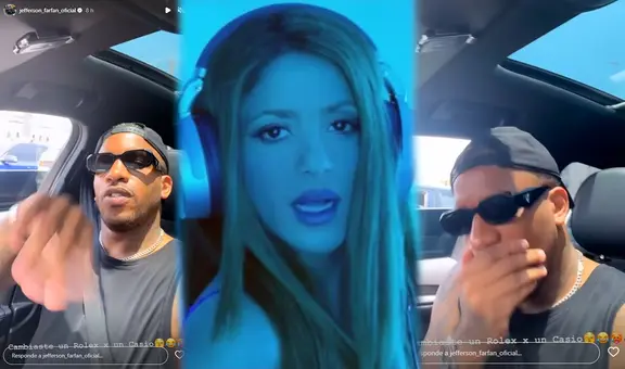 ¡Como un fanático más! Farfán se volvió loco al escuchar la tiradera de Shakira a Piqué