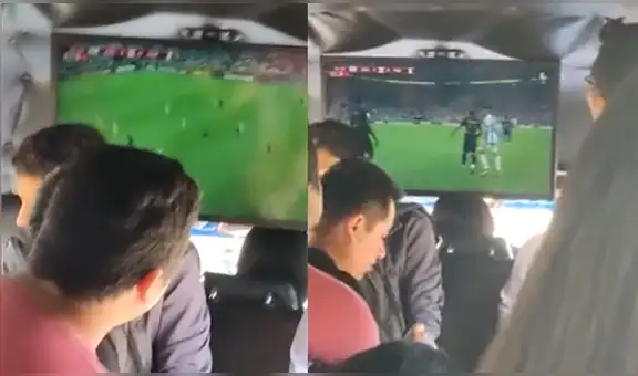 Pasajeros fueron captados viendo el Argentina vs. Francia en plena combi: “Nadie se quiso bajar”