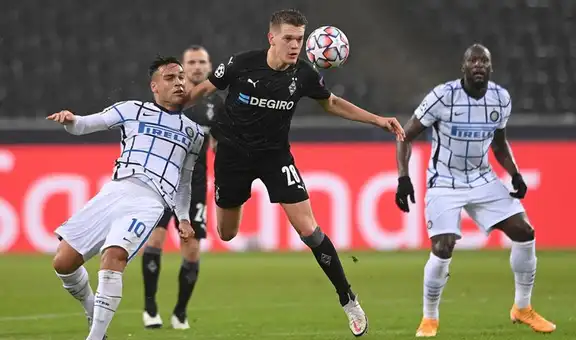 ¡Revivió! Inter venció a Borussia Monchengladbach por 3-2 en la Champions League