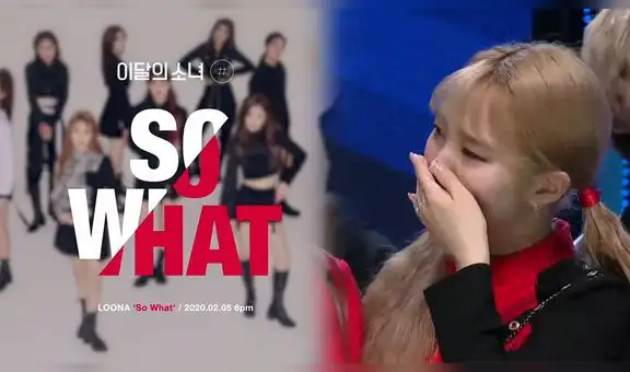 LOONA rompe en llanto tras lograr su primera victoria en shows musicales