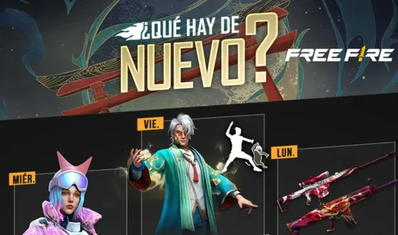 Free Fire: agenda semanal del 11 al 16 de enero con Scar de la Suerte y Oro Royale