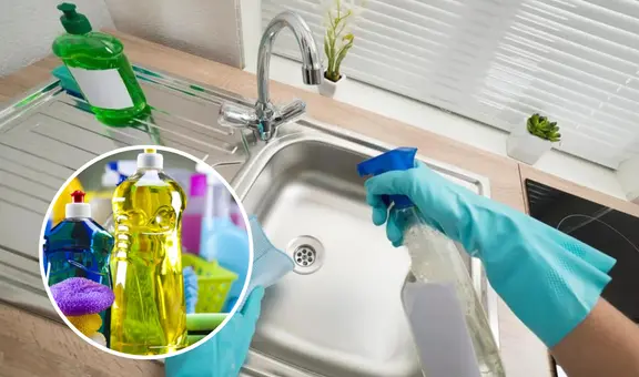 ¿Cómo limpiar y dejar brilloso el fregadero de la cocina usando un solo ingrediente?