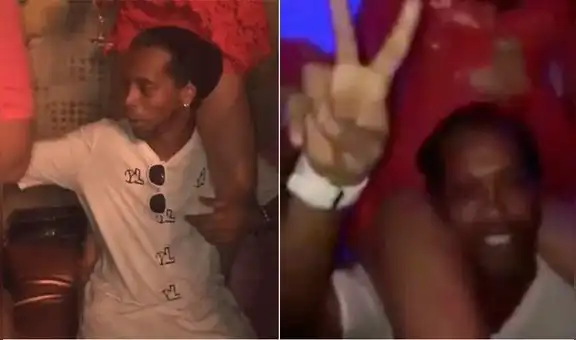 YouTube: captan a Ronaldinho ebrio y en sugerente escena con una joven [VIDEO]