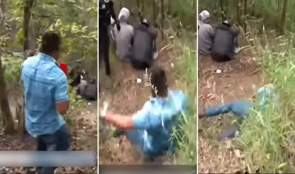Periodista se cae por un barranco mientras cubría un rescate en zona montañosa