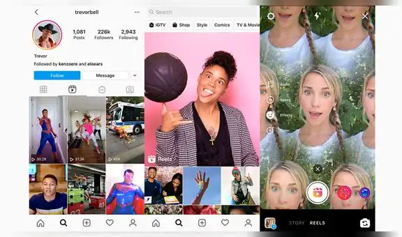 Facebook quiere destronar a TikTok y lanza Instagram Reels [FOTOS] 