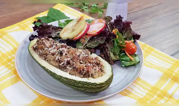 Zapallito italiano relleno 
