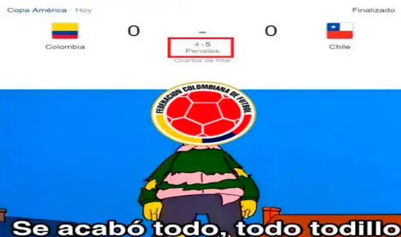 Chile vs. Colombia: los memes se hicieron presentes luego del Chile-Colombia por la Copa América 2019