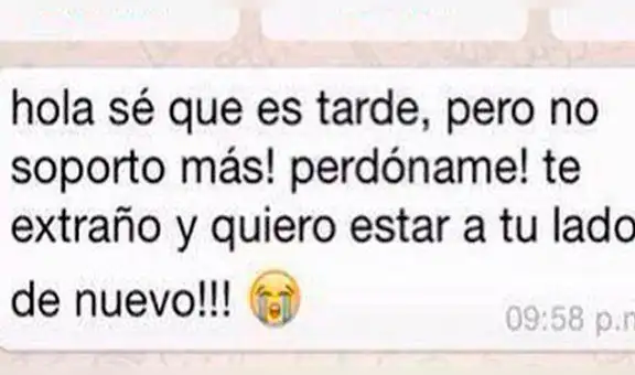 WhatsApp Viral: Le dijo a su 'ex' para volver, pero la respuesta fue fatal