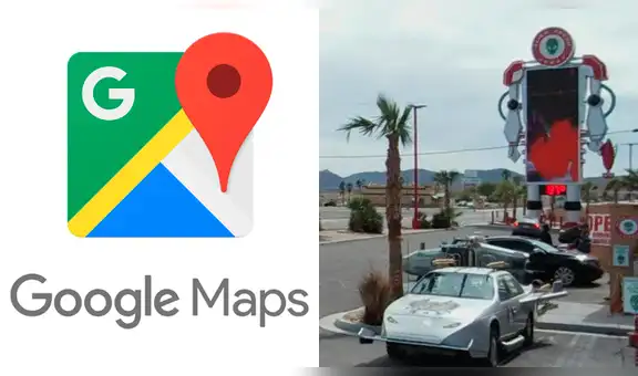 Google Maps viral: el "marcianito 100% real" es captado en desierto [FOTOS]