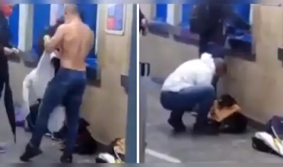 Hombre se quita su camisa para vestir a perrito callejero que temblaba de frío [VIDEO]