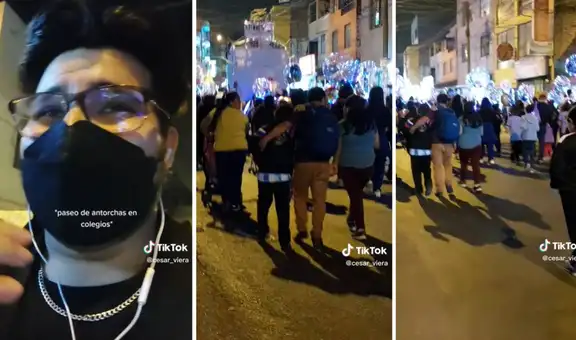 Joven se decepciona al conocer las antorchas actuales: “Son globitos con lucecitas”