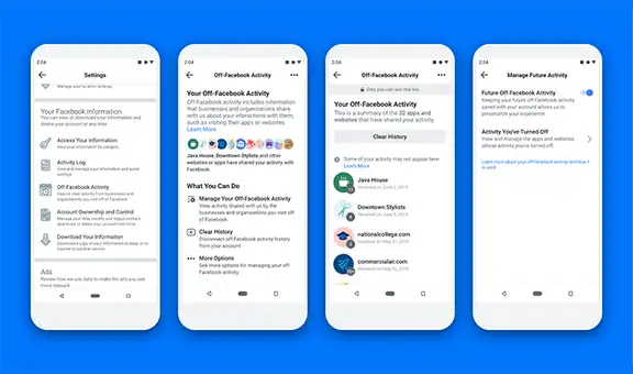 Facebook ya no rastreará tu actividad fuera de la red social con esta nueva herramienta