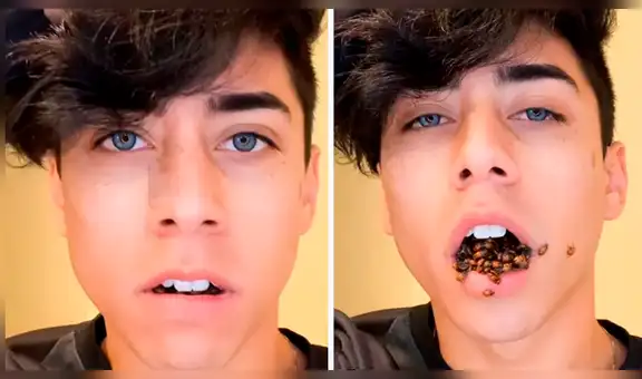 Fan de Billie Eilish deja que cientos de bichos ingresen a su boca para imitar videoclip de cantante [VIDEO]