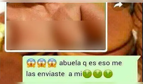 WhatsApp: Abuela envía, por error, fotos íntimas a su nieto [FOTOS] 