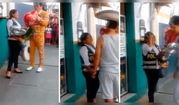 Facebook viral: mariachi peruano le pide matrimonio a novia policía, pero es rechazado en público [VIDEO]