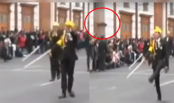 Facebook viral: chico participa en desfile escolar y tiene impensado incidente que provoca la risa de miles [VIDEO] 