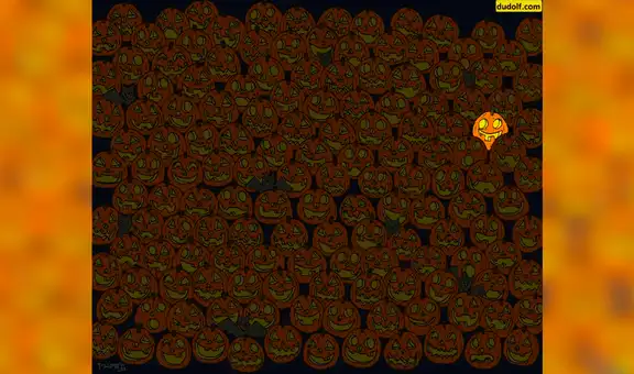 ¿Encuentras a la calabaza sin nariz oculta en la imagen? El reto visual que pocos superan [FOTOS]