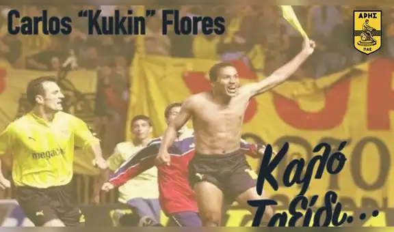 Desde Grecia despiden a Carlos ‘Kukín’ Flores con sentido mensaje [FOTO]