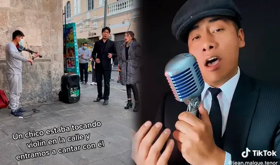 ¿Quién es Jean Malque, el tenor arequipeño que deslumbra con su voz en TikTok?