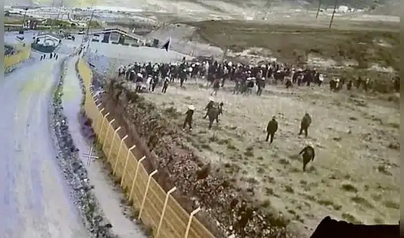 Huelguistas atacan mineras Antapaccay y Hudbay