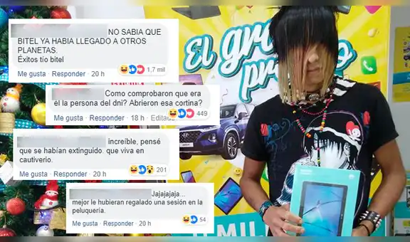 Vía Facebook: usuarios se burlan del ganador de Bitel y empresa envía contundente mensaje [FOTOS]