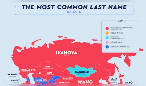 Apellidos del mundo: Revisa los apellidos más comunes a nivel mundial