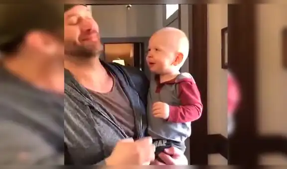 Facebook viral: padre se queda al cuidado de su bebé y le enseña beatbox, sin imaginar que lo imitaría [VIDEO] 