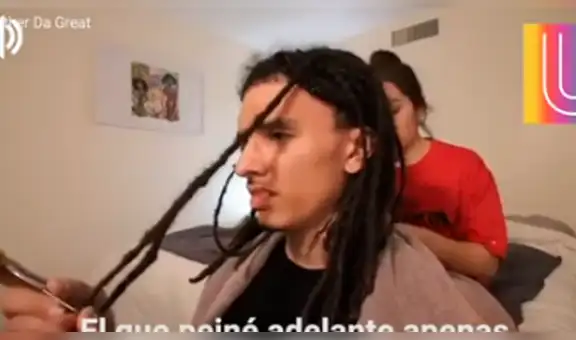Joven se suelta los ‘dreads’ después de 3 meses y ahora luce totalmente diferente [VIDEO]