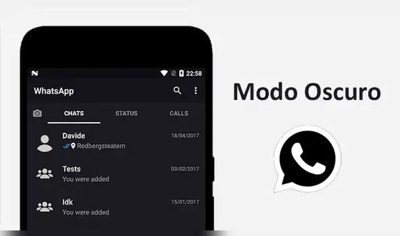 WhatsApp: el ‘modo oscuro’ se extiende por la aplicación y así lo puedes activar [FOTOS]