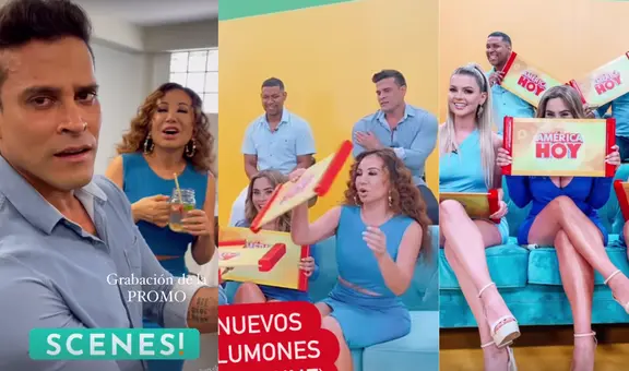 Ethel Pozo mostró el detrás de cámaras de la promoción de “América hoy” 2023