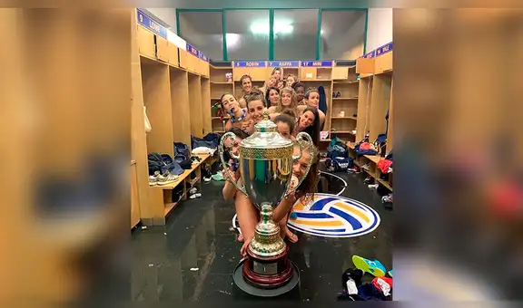 Salieron campeonas de la liga italiana de vóley y lo celebraron con un desnudo [FOTOS]