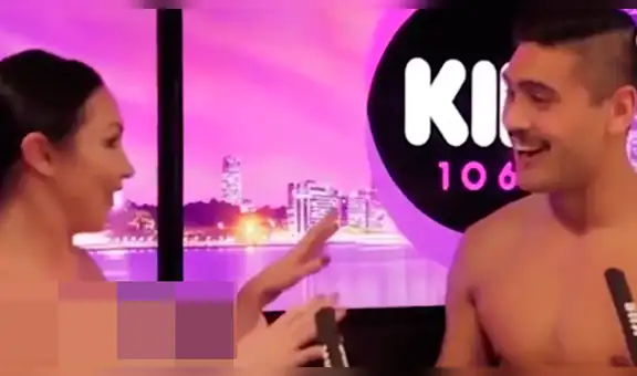 Se conocieron desnudos en un programa de televisión y luego todo se salió de control [VIDEO]