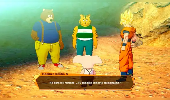 Dragon Ball Z Kakarot revela el motivo por el que algunas personas lucen como animal [VIDEO]