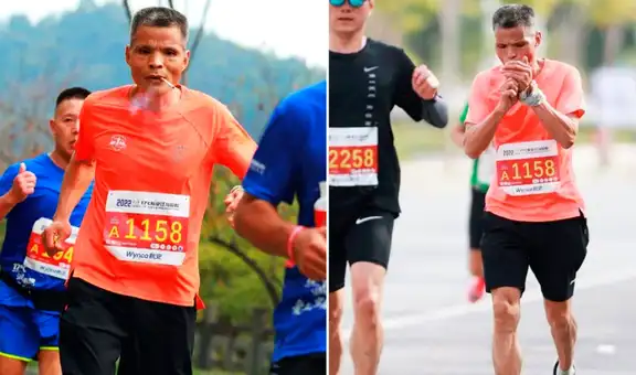 ‘Tío Chen’, el atleta chino de 50 años que corre maratones fumando más de 20 cigarros