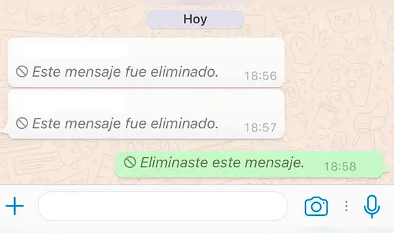WhatsApp: ¿quieres borrar un mensaje? la opción ‘Eliminar para todos’ no funciona en iOS [FOTOS]