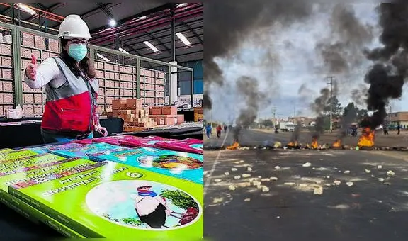 Violentistas amenazan con quemar libros que se distribuyen a todo el país, según Minedu