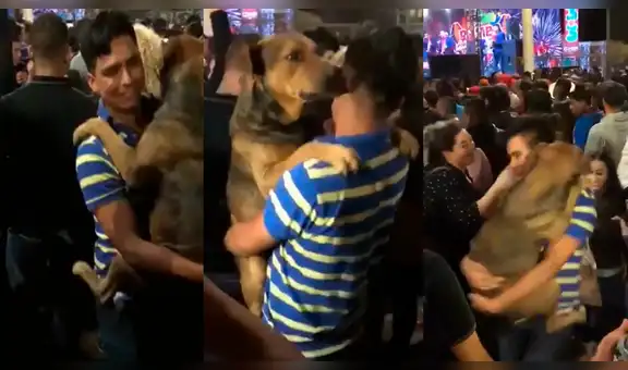 En Facebook, video de peruano bailando con un perro en concierto de Tony Rosado es viral